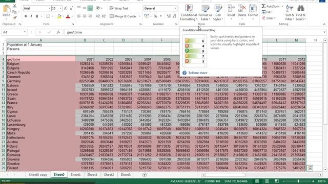 How to Use Conditional Formatting in Excel 2013 смотреть онлайн