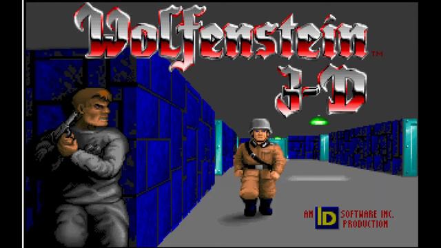Wolfenstein 3D (PC DOS) Music - Nazi Anthem Theme (E2M1)