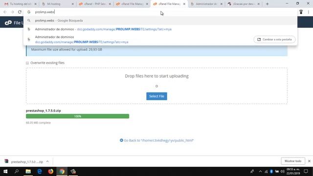 Instalación Prestashop 1.7.5 en Linux Hosting con Cpanel 2019 смотреть онлайн