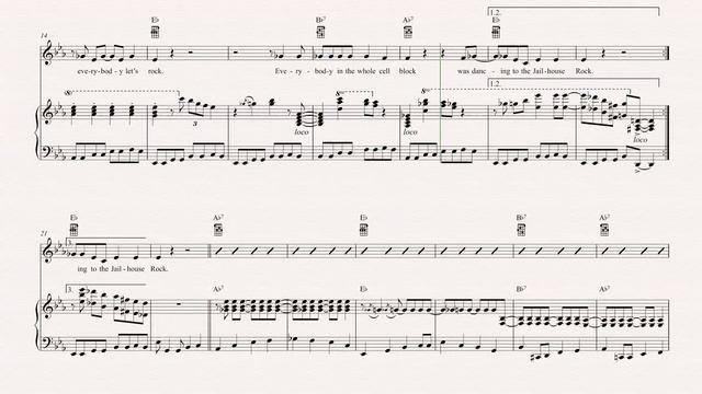 Ukulele - Jailhouse Rock - Elvis Presley Sheet Music, Chords, & Vocals смотреть онлайн