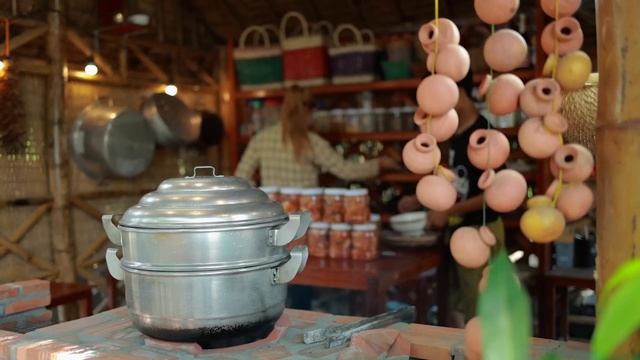 How I cook and eat Fermented Pangasius Fish with Free Vegetable around home смотреть онлайн