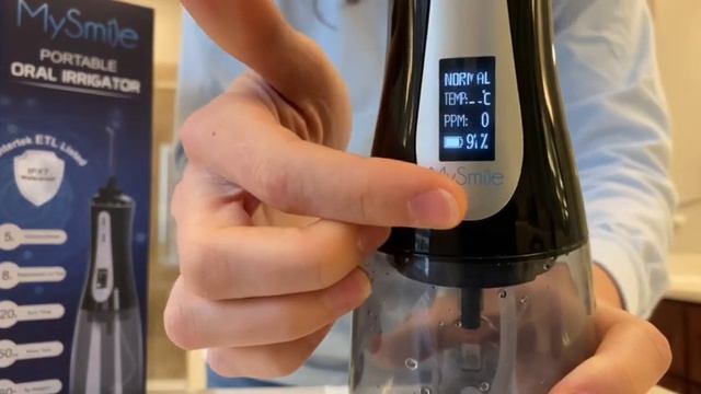MySmile water pik flosser oral irrigator #flosser #productreview #waterpik #nightroutine #teeth смотреть онлайн