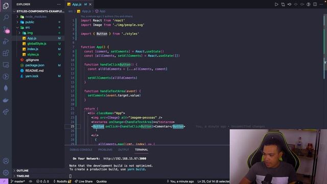 Como utilizar Styled Components no React | CSS no React | Criando App com React смотреть онлайн