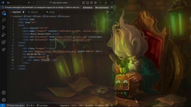 Tutorial:17 #ElisTutorial Reloj #html #css смотреть онлайн