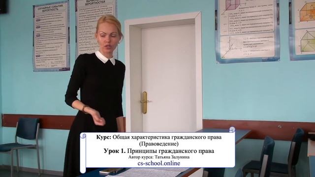 Урок1. Принципы гражданского права смотреть онлайн