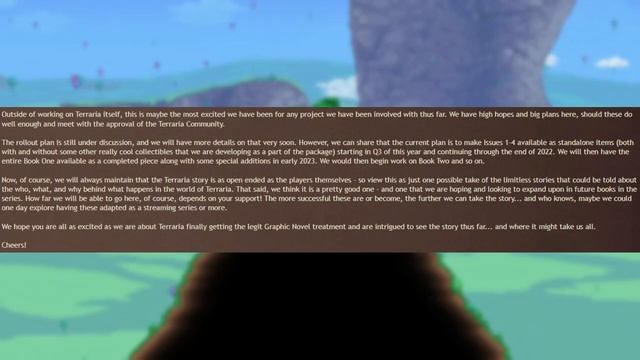 Terraria Graphic Novel Announcement! смотреть онлайн