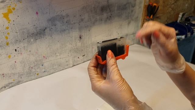 Как заправить перезаправляемые картриджи HP смотреть онлайн