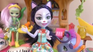 Enchantimals Волшебные яйца Мультик Куклы Энчантималс Кошка  / Pretty Katy Queen