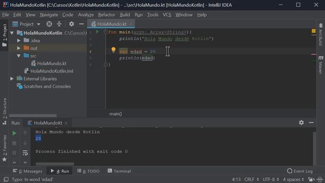 13 Tipos de Datos en Kotlin CURSO Android con Java y Kotlin 2019 смотреть онлайн