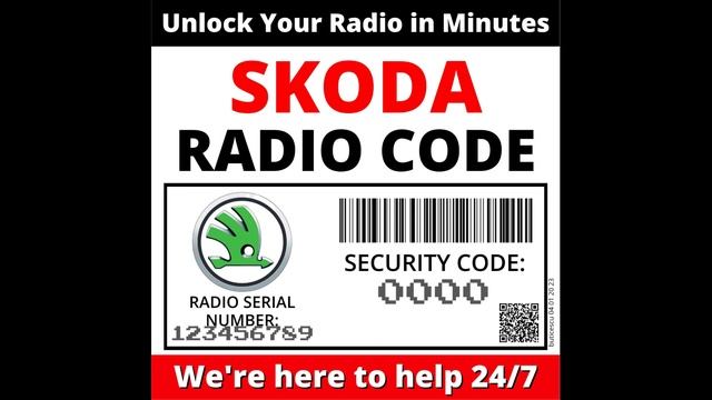 Radio SKODA Code CD Fabia Lecteur MK2 5J Unit Player Head GR3673 GPS System Key Unlock Decode Car смотреть онлайн
