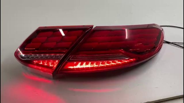 Фонари Mercedes C-Class Coupe W205 рестайлинг стиль Mercedes S-Class Coupe W217 рестайлинг