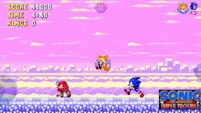 Sonic The Hedgehog Triple Trouble. Android Gameplay Part 3. смотреть онлайн