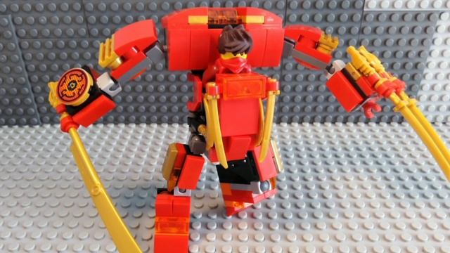 Лего Ниндзяго Мoc#2 мех Кая смотреть онлайн