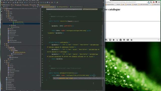 Symfony - 008 - Routing url avec paramètre et génération d'urls dans Symfony смотреть онлайн