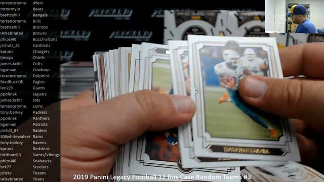5/24/2019 2019 Panini Legacy Football 12 Box Case Random Teams #3 смотреть онлайн