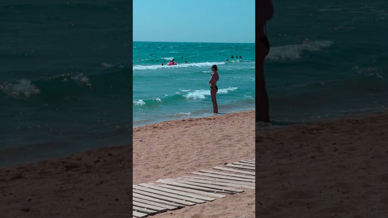 Евпаторию красиво немножко за штормило. 26.08.2024 г. #крым2024 #travel #shorts #море #евпатория смотреть онлайн