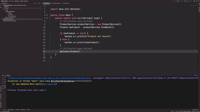 Java 8 | Comment mieux gérer l'exception NullPointerException? смотреть онлайн