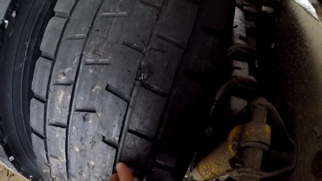 Как нарезать резину на грузовике, Американки подарок из Florida