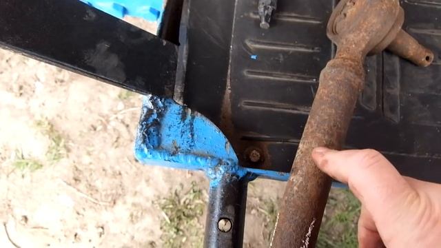 Самодельная коляска к мотоблоку НЕВА МБ-2. смотреть онлайн