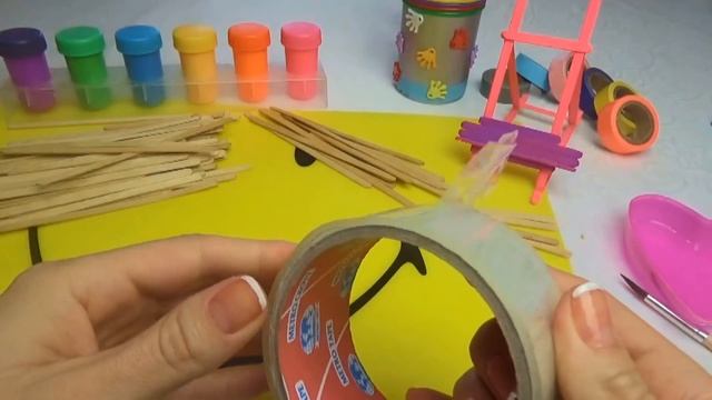 DIY из ДЕРЕВЯННЫХ ПАЛОЧЕК Подставка для телефона Фото рамка органайзер для косметики смотреть онлайн