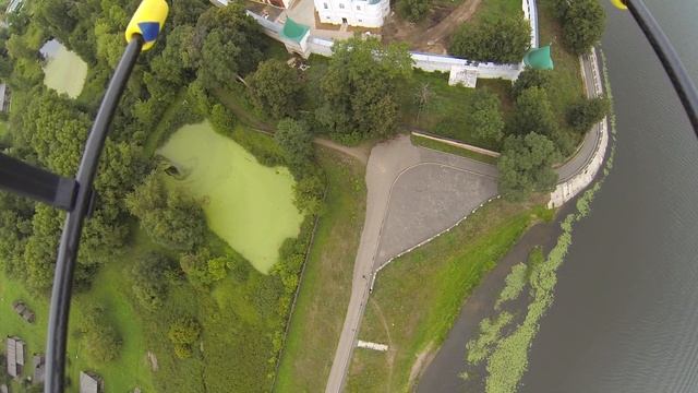 Кострома. Ипатьевский монастырь с высоты 85м. Квадрокоптер Naza.