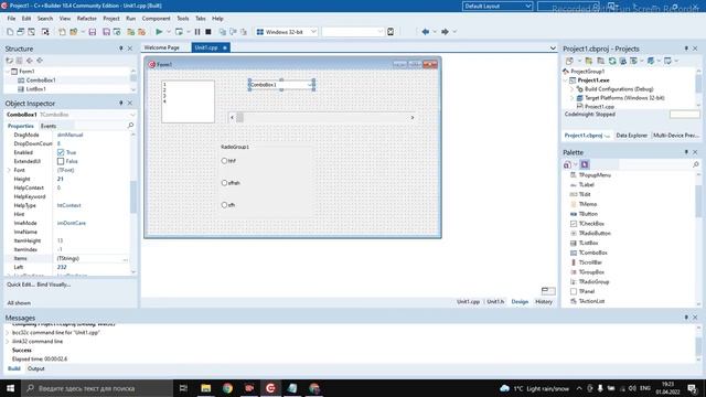 С++ Builder #3 | Компоненты ComboBox, ListBox, ScrollBar, RadioGroup | Для ЧЕГО? ЗАЧЕМ? КАК? смотреть онлайн
