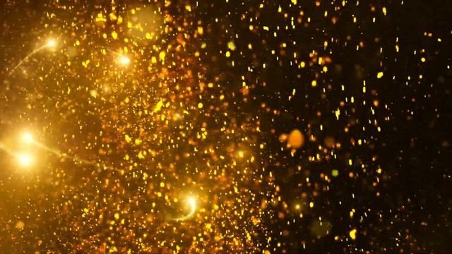 Golden Particle Background Gold Dust Particles bokeh : Glamour Gold Glowing Hud Abstract Sparkling смотреть онлайн