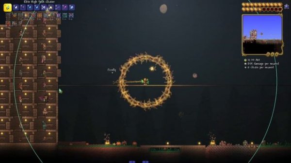 Terraria Clicker Class but I go blind from all the rainbows