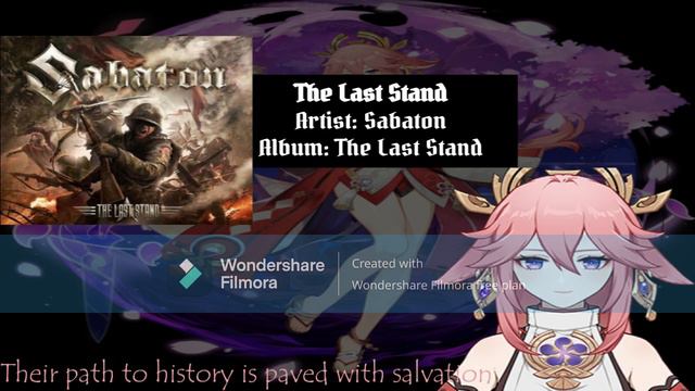 Yae Miko sings The Last Stand | @GenshinImpact + @Sabaton AI cover смотреть онлайн