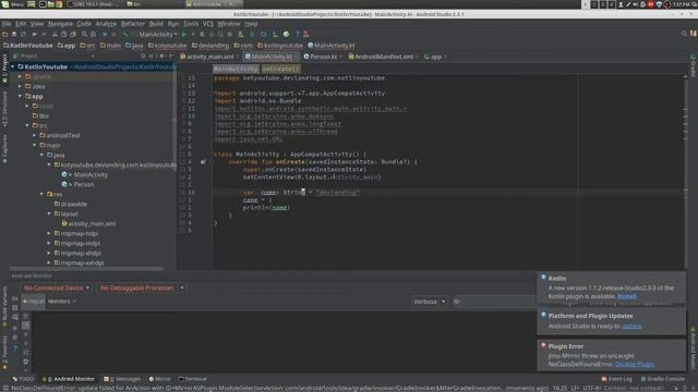 Android Kotlin - Variable Types смотреть онлайн