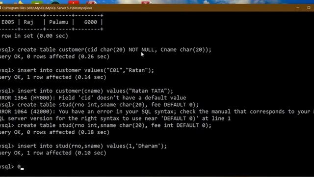 Class X SQL Commands смотреть онлайн