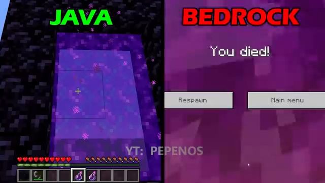 java vs bedrock смотреть онлайн