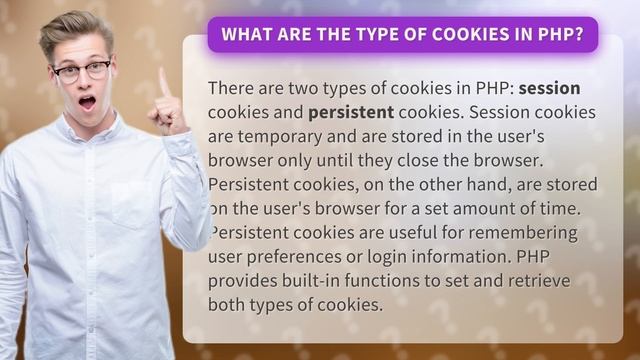 What are the type of cookies in PHP? смотреть онлайн