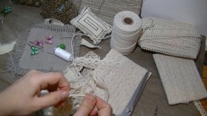 Текстильная брошь цветок.