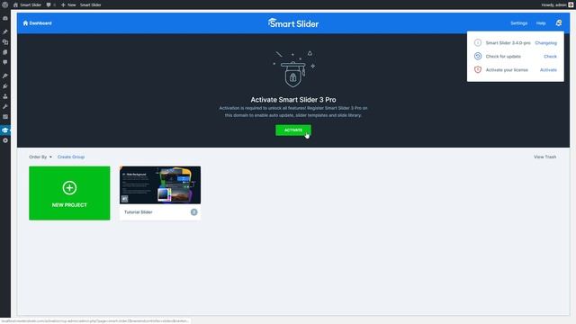 Smart Slider Pro - Activation смотреть онлайн