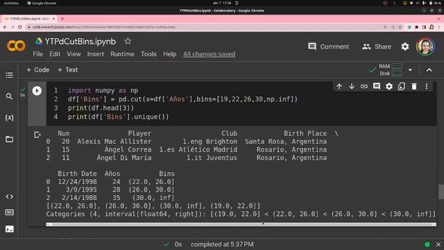 ? + ? ¿Cómo hacer rangos para variables categóricas? | rangos con nombres | pd.cut | Pandas | Pytho смотреть онлайн