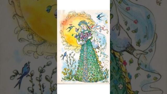 Детское стихотворение «По опушке шла весна» - читаем вслух В. Степанов #shorts смотреть онлайн