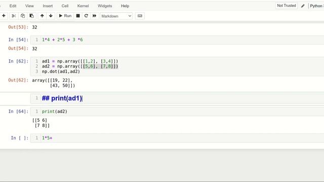 Dot Matrix Calculation in Numpy Array | Python|Telugu #2 смотреть онлайн