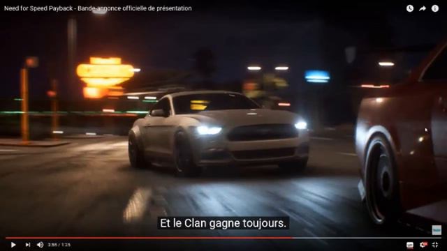 VIDEO REACTION Du TRAILER DE NEED FOR SPEED PAYBACK ! смотреть онлайн