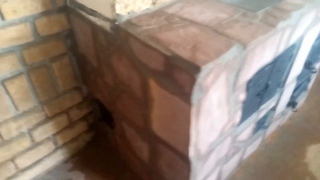 Облицовка печи,один из вариантов (природный камень) смотреть онлайн