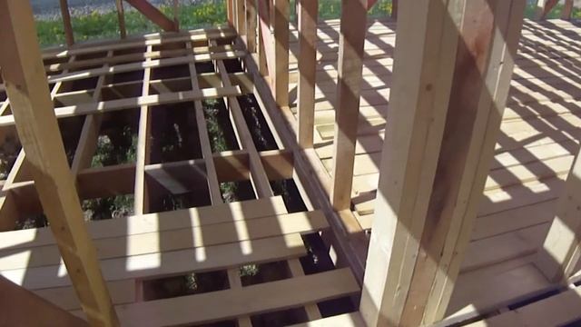 КД-13 Выравнивание фундамента, обвязка, перекрытие, стены первого этажа. День 1-8. смотреть онлайн