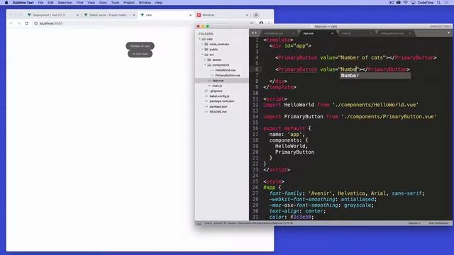 Getting Started with Vue CLI, Part 6: Making a Count Component смотреть онлайн
