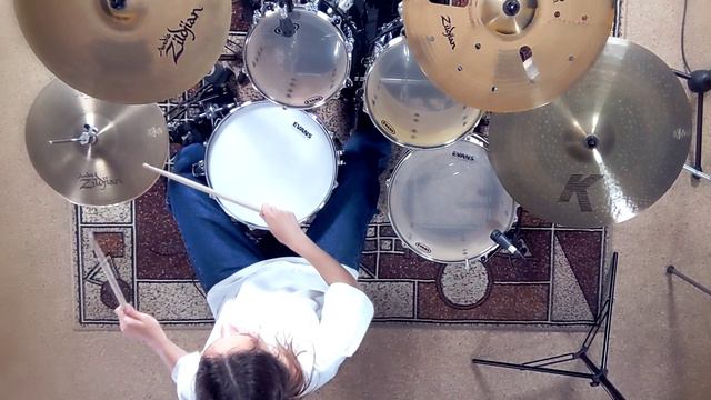 Рукина Эллада, Rock Groove 8 Slow. (Drumset)