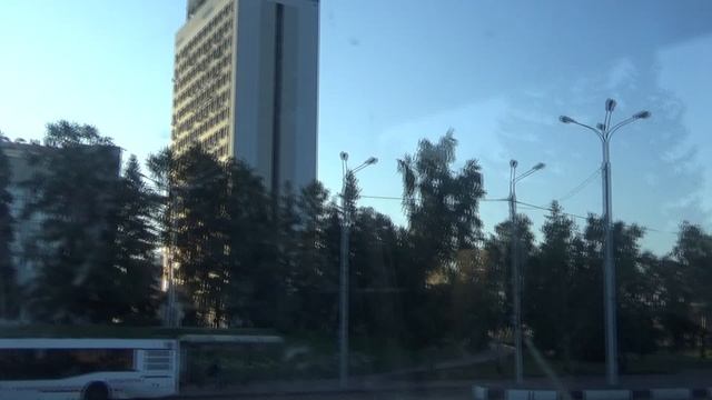 Красноярск На автобусе на Речной вокзал