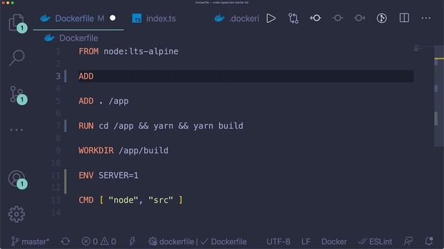 Optimised Dockerfile for Node.js + TypeScript API Server смотреть онлайн