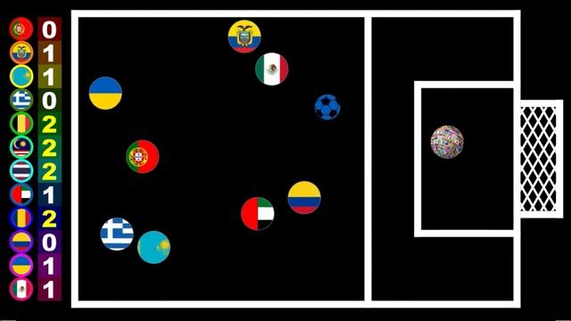 Mini Soccer #4 ~48 Countries marble game~ | Marble Factory 2nd смотреть онлайн