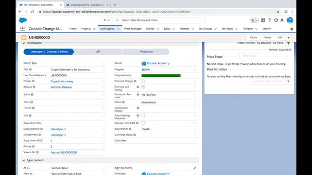 How to Promote and Deploy a User Story | Copado смотреть онлайн