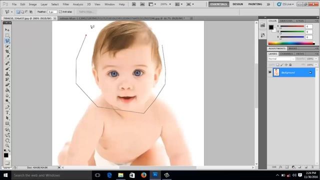 Photoshop move tool, eraser tool & polygonal lasso tool-part 2 [NEPALI] смотреть онлайн