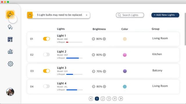 Smart Lighting Desktop App Prototype смотреть онлайн