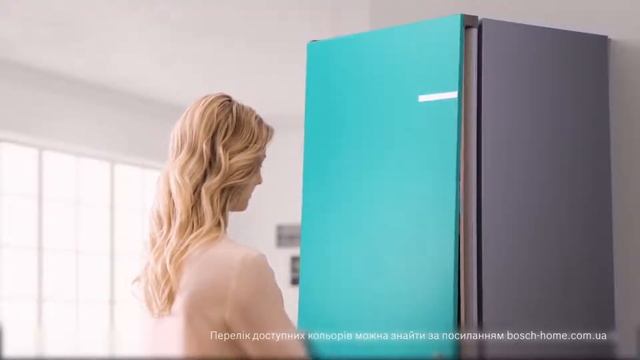 Цветные холодильники VarioStyle от Bosch смотреть онлайн